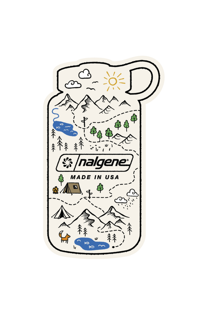 Nalgene Bottle Map Sticker P8